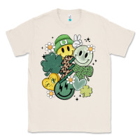 Natural st patricks day green smile Classic Tee - MaliasSmallBusiness