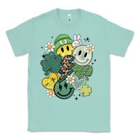 Seafoam st patricks day green smile Classic Tee - MaliasSmallBusiness