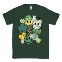 Sports Green st patricks day green smile Classic Tee - MaliasSmallBusiness