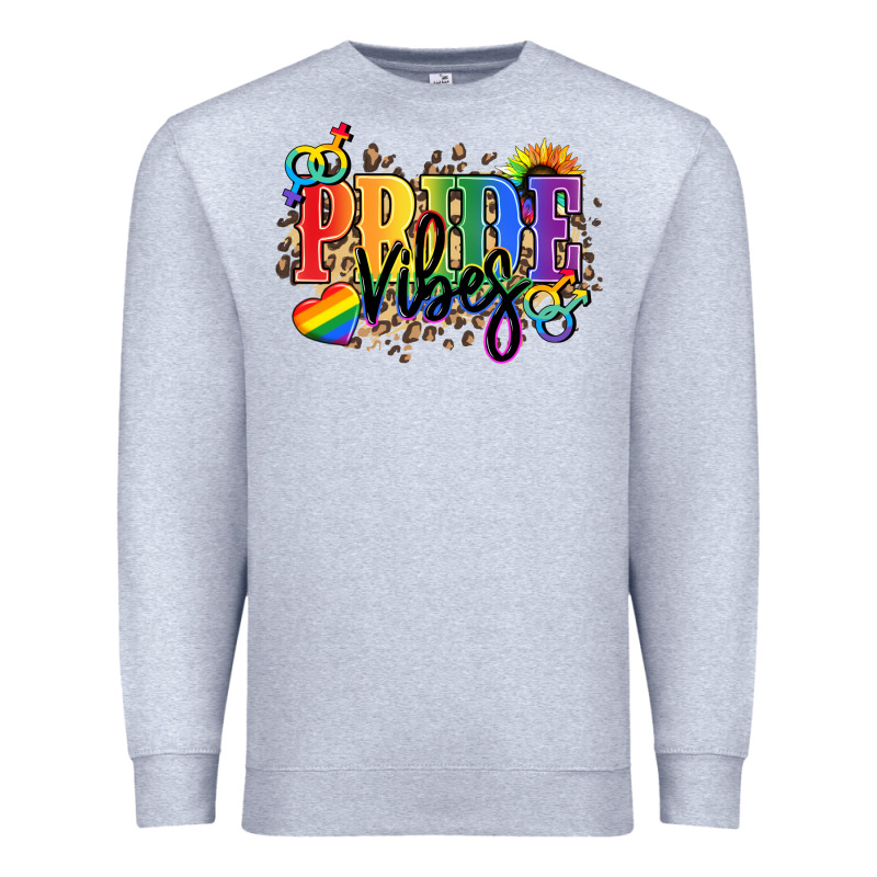 Pride Vibes Premium Sweatshirt by NancyCooperArtShop | Teevron