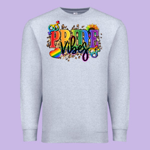 Pride Vibes Premium Sweatshirt Designed By Nancycooperartshop