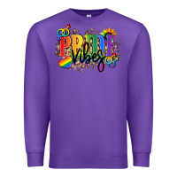 Purple Pride vibes Premium Sweatshirt - NancyCooperArtShop