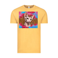 Vintage Mustard Western Sphynx Cat Vintage Tee - LillyAllenDesigns