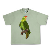 Oil Green New Zealand Paraket Parrot Urban Heavy Tee - LillyAllenDesigns