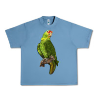Pebble Blue New Zealand Paraket Parrot Urban Heavy Tee - LillyAllenDesigns