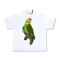 White New Zealand Paraket Parrot Urban Heavy Tee - LillyAllenDesigns