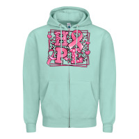 Western Hope Breast Cancer Awareness Ribbon Zipper Hoodie | Teevron