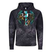 Cloud Black Western Wings Cross Hope Vintage Hoodie - RanaPortraitStore