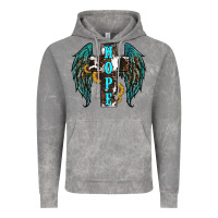 Cloud Rock Western Wings Cross Hope Vintage Hoodie - RanaPortraitStore