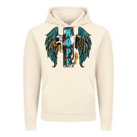 Vintage Artic Western Wings Cross Hope Vintage Hoodie - RanaPortraitStore