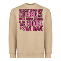 Mushroom breast cancer we don't know how strong we are Heavyweight Sweatshirt - MaliasSmallBusiness