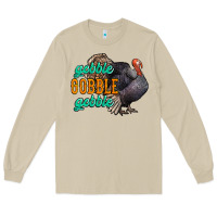 Mushroom Thanksgiving turkey gobble gobble Long Sleeve Tee - NancyCooperArtShop