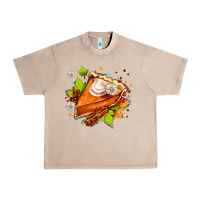 French Oak pumpkin pie with daisies and cinnamon Urban Heavy Tee - AdoDesignShop