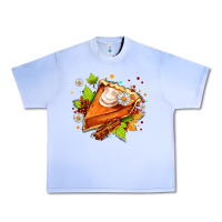 Grape Ice pumpkin pie with daisies and cinnamon Urban Heavy Tee - AdoDesignShop