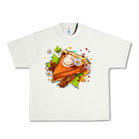 Pistachio pumpkin pie with daisies and cinnamon Urban Heavy Tee - AdoDesignShop