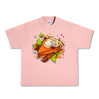 Salmon pumpkin pie with daisies and cinnamon Urban Heavy Tee - AdoDesignShop