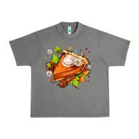 Tornado pumpkin pie with daisies and cinnamon Urban Heavy Tee - AdoDesignShop