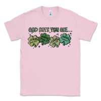 Bubblegum Pink god says i am patrick's day Classic Tee - MaliasSmallBusiness