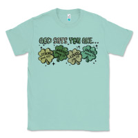 Seafoam god says i am patrick's day Classic Tee - MaliasSmallBusiness