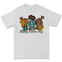 Dove Grey happy easter egg western Premium Tee - RacoonDesign