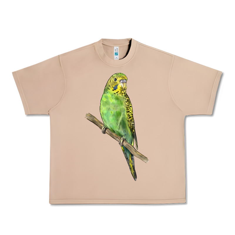 Budgeriar Bird Parrot Urban Heavy Tee by LillyAllenDesigns | Teevron
