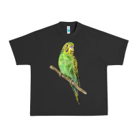 Pigment Black Budgeriar Bird Parrot Urban Heavy Tee - LillyAllenDesigns