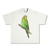 Pistachio Budgeriar Bird Parrot Urban Heavy Tee - LillyAllenDesigns