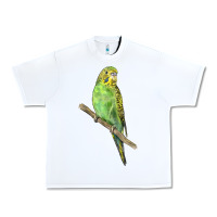 White Budgeriar Bird Parrot Urban Heavy Tee - LillyAllenDesigns