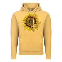 Vintage Mustard sunflower Vintage Hoodie - Artiststas
