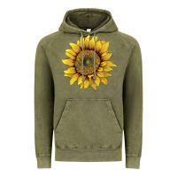 Vintage Olive sunflower Vintage Hoodie - Artiststas