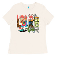 Bone living on lake time Ladies Tee - Zillion Design Studio