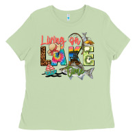Matcha living on lake time Ladies Tee - Zillion Design Studio