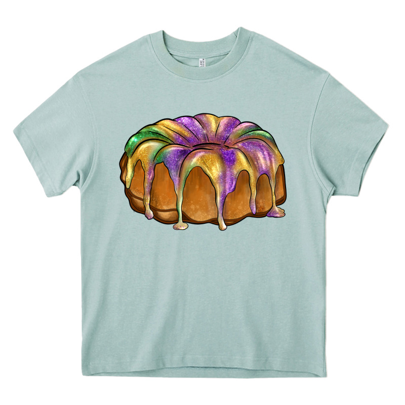 King Cake Heavy Core Tee by BarkalooDesign | Teevron