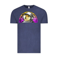 Vintage Denim dogecoin to the mars Vintage Tee - Jasminsmagicworld