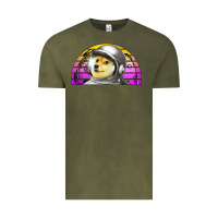 Vintage Olive dogecoin to the mars Vintage Tee - Jasminsmagicworld