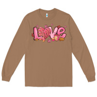 Toasted Coconut love mexican conchas valentines day Long Sleeve Tee - MaliasSmallBusiness