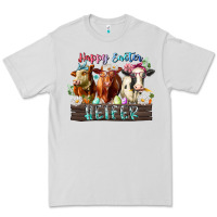 Dove Grey happy easter heifer Premium Tee - RacoonDesign