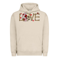 Pigment French Oak Skull love Valentine's Day Urban Hoodie - FaDigitalArtStudio