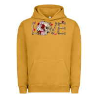 Pigment Peanut Butter Skull love Valentine's Day Urban Hoodie - FaDigitalArtStudio