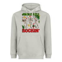 Moon Dust Jingle bell rockin' Heavyweight Hoodie - NancyCooperArtShop