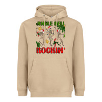 Mushroom Jingle bell rockin' Heavyweight Hoodie - NancyCooperArtShop
