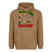 Toasted Coconut Jingle bell rockin' Heavyweight Hoodie - NancyCooperArtShop
