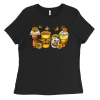 Black butterfly coffee cups Ladies Tee - Zillion Design Studio