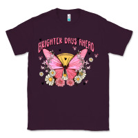 Plum brighter days ahead Classic Tee - MaliasSmallBusiness