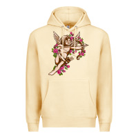 Pina Colada Cupid with rose Valentine's Day Premium Hoodie - HowdyJamesFarm