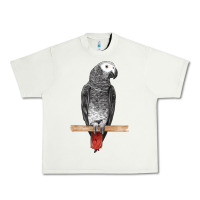 Pistachio African Gray Parrot Bird Urban Heavy Tee - LillyAllenDesigns