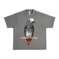 Tornado African Gray Parrot Bird Urban Heavy Tee - LillyAllenDesigns