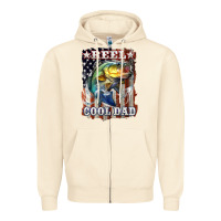 Sandshell Reel Cool Dad Bass 4th of July Zipper Hoodie - LillyAllenDesigns