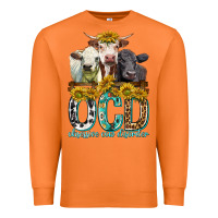 Carrot Obsessive Cow Disorder with Cows Premium Sweatshirt - texasbilliewilder