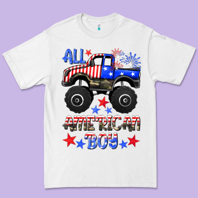 All American Boy Premium Tee Designed By Hra Design Shop